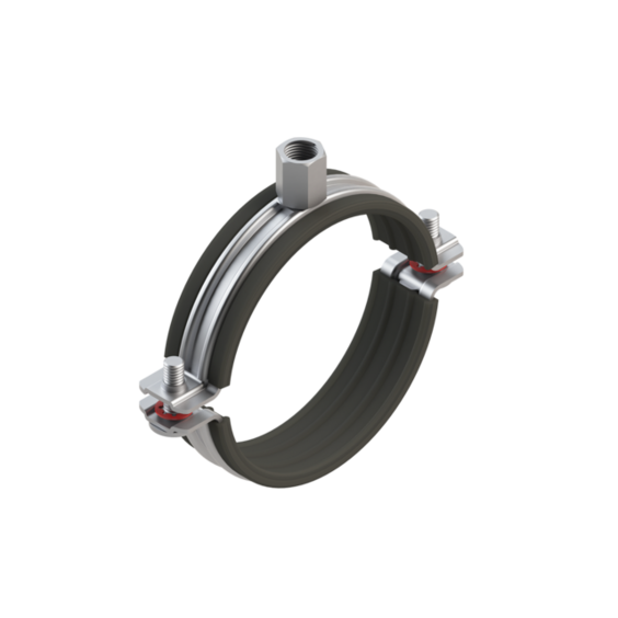 Хомут составной с виброгасителем