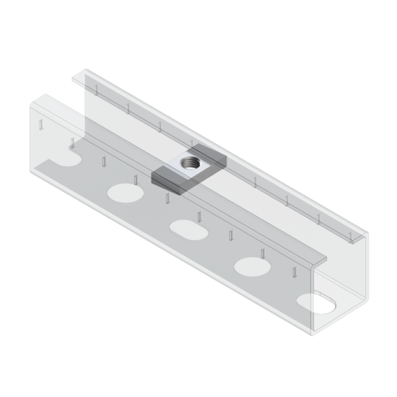 Гайка профиля монтаж