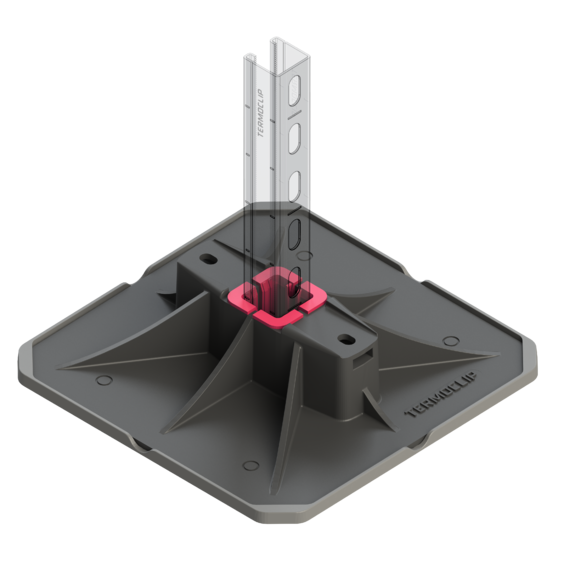 Кровельная опора монтаж