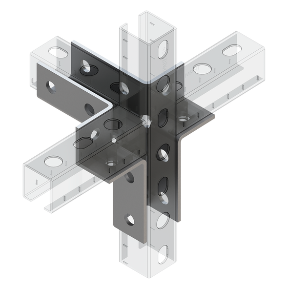 Соединитель 3D монтаж