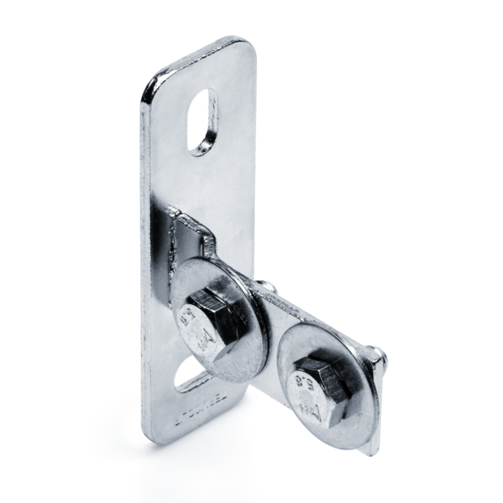 Фланец торцевой продольный