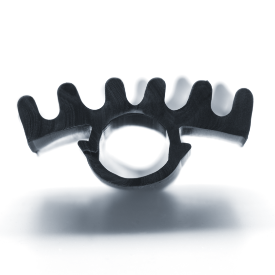 Уплотнитель виброизоляционный в разрезе