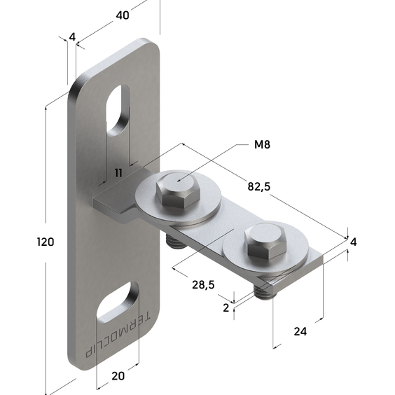 Фланец торцевой поперечный размеры