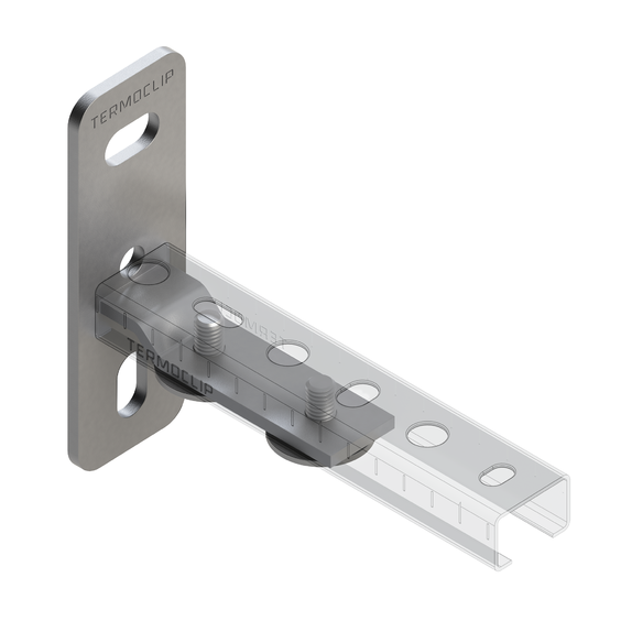 Фланец торцевой поперечный монтаж