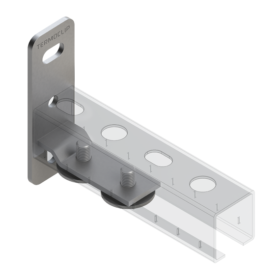 Фланец торцевой поперечный монтаж