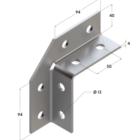 Угол универсальный размеры