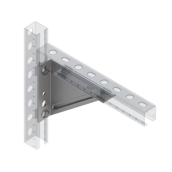 Угол усиленный монтаж