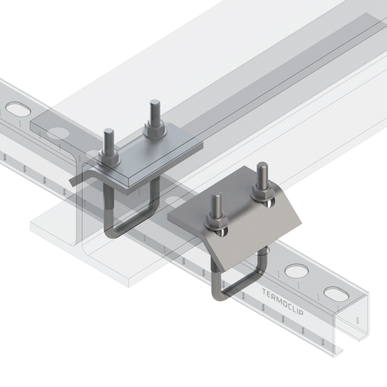 Зажим балочный монтаж